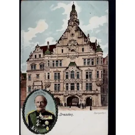 Nouveauté Allemagne - Dresden - Konig Georg. en medaillon - Georgenthor