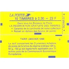 Timbre de collection France - Carnet C2614-C3 Bon Marché