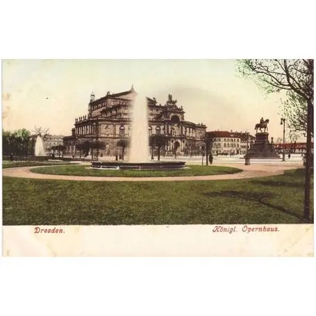 Allemagne - Dresden Konigl. Opernhaus Haute Qualité