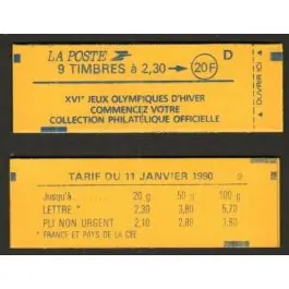 Timbre de collection France - Carnet C2614-C8 Prix Cassé
