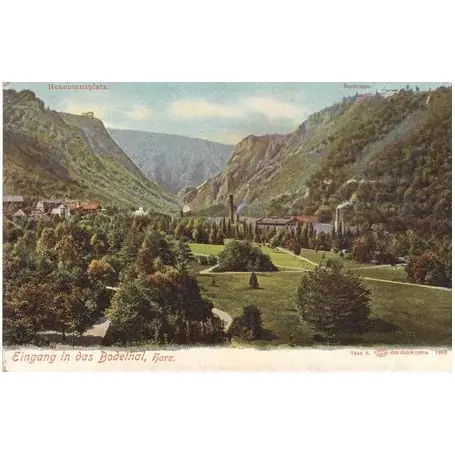 Livraison Mondiale Allemagne - Eingang in das Bodethal Harz