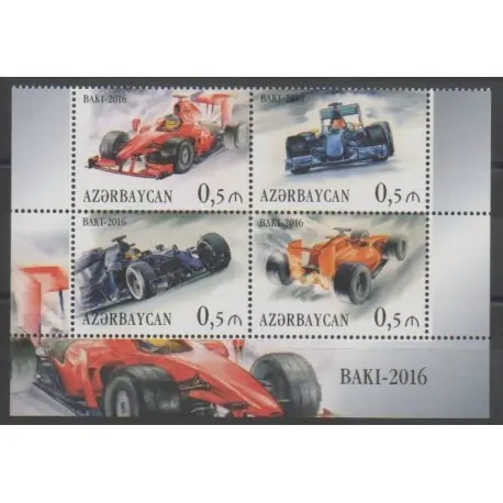 Azerbaïdjan - 2016 - No 933/936 - Voitures Exclusif