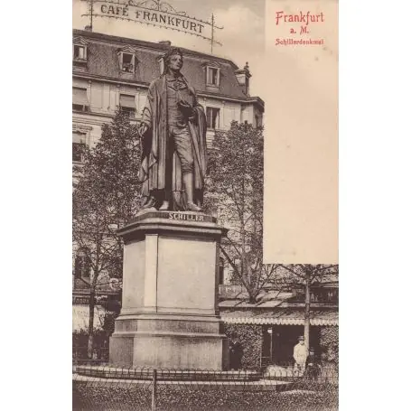 Authentique Allemagne - Frankfurt a.M Schillerdenkmal