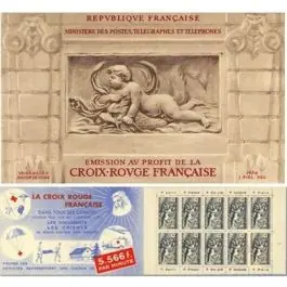 Timbre de collection France - Carnet Croix Rouge 2001 (1952) Populaire