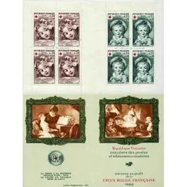 Timbre de collection France - Carnet Croix Rouge 2011 (1962) Prix Cassé