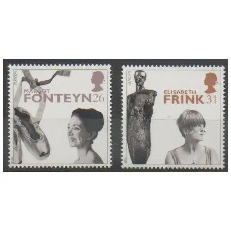Grande-Bretagne - 1996 - No 1908/1909 - Célébrités - Europa Offre Exclusive