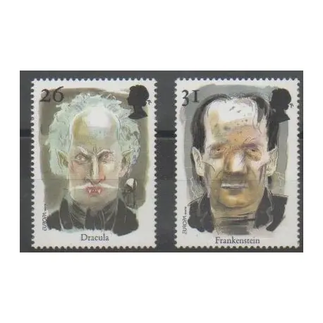 Prix Bas Grande-Bretagne - 1997 - No 1957/1958 - Littérature - Europa