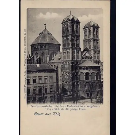 Allemagne - Gruss aus Koln - Die Gereonskirche 1060 durch Erzbischof Anno vergrossert 1239 erhielt sie die jetzige Form Jusqu’à Épuisement Des Stocks