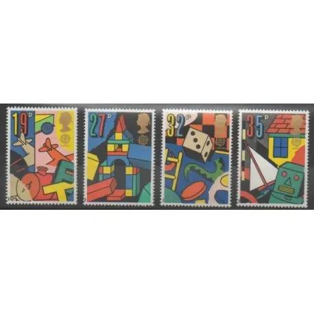 Grande-Bretagne - 1989 - No 1380/1383 - Enfance - Europa Prix Promo