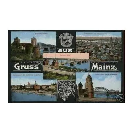 ALLEMAGNE - GRUSS AUS MAINZ - 5 VUES Tendance