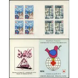 Promotion Timbre de collection France - Carnet Croix Rouge 2023 (1974)