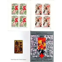 Timbre de collection France - Carnet Croix Rouge 2024 (1975) Dernier Modèle