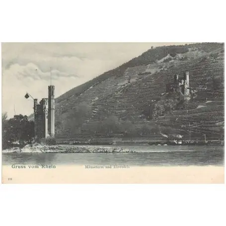 Allemagne - Gruss vom Rhein -Ma¤useturm & Ehrenfels Petit Prix