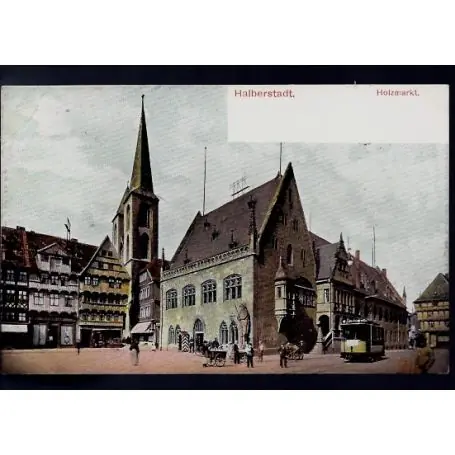 Allemagne - Halberstadt - Holzmarkt - Tramway Top Vente