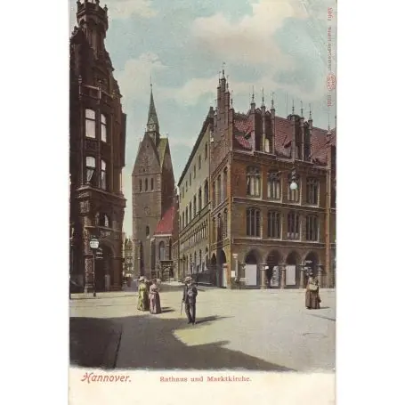 Allemagne - Hannover Rathaus und Marktkirche Gros Lot