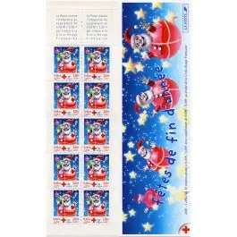 Dernier Modèle Timbre de collection France - Carnet Croix Rouge 2050 (2001)