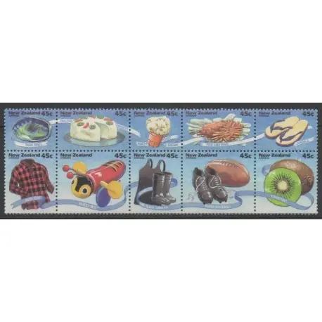 Authentique Nouvelle-Zélande - 1994 - No 1287/1296 - Gastronomie