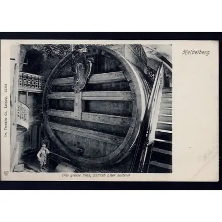 Allemagne - Heidelberg - Das grosse Fass - 221726 Liter haltend Expédition Rapide