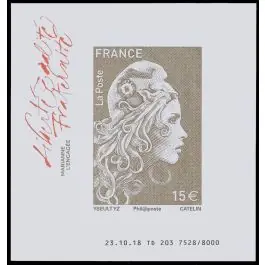 Timbre de collection France - Carnets et Ouvrages 4022 - F5258C Issu Coffret Marianne L Engage Non Dentel Commande En Gros