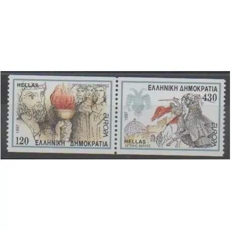 Grèce - 1997 - No 1930/1931 - Littérature - Europa Solde
