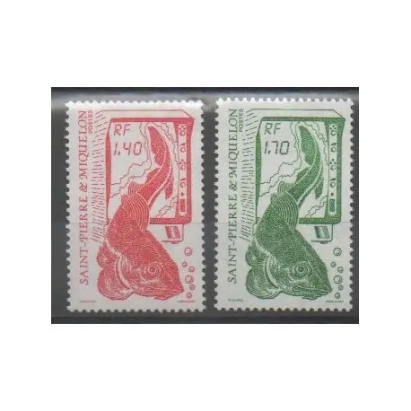 Jusqu’à Épuisement Des Stocks Saint-Pierre et Miquelon - 1989 - No 502/503 - Animaux marins