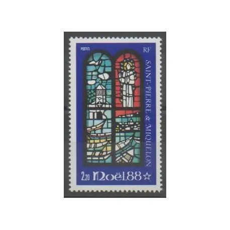 Acheter En Ligne Saint-Pierre et Miquelon - 1988 - No 496 - Noël