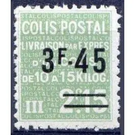 Timbre de collection France - Colis Postaux 152 Fait Main