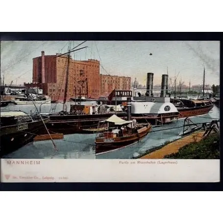 Allemagne - Mannheim - Partie am Rheinhafen - Lagerhaus Produit De Marque