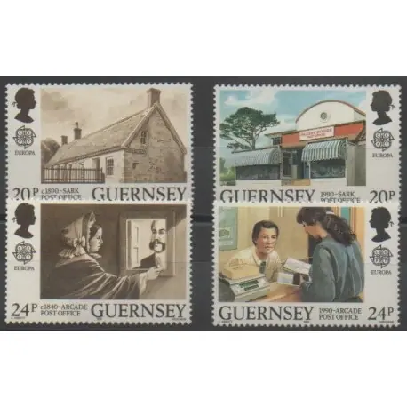 Bon Plan Guernesey - 1990 - No 485/488 - Europa
