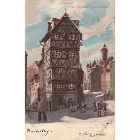 Allemagne - Nurnberg - Altes Haus am Paniersplatz Nouveauté