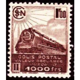 Timbre de collection France - Colis Postaux 187B Top Vente