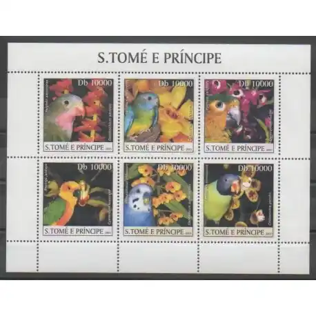 Meilleur Choix Saint-Thomas et Prince - 2003 - No 1416/1421 - Oiseaux