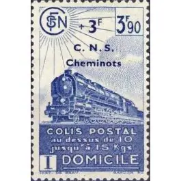 Certifié Timbre de collection France - Colis Postaux 192