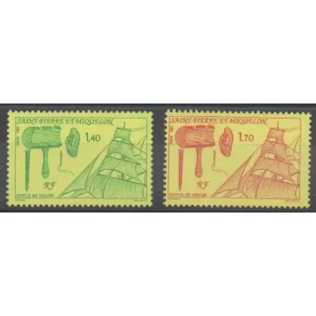 Top Qualité Saint-Pierre et Miquelon - 1991 - No 535/536 - Navigation