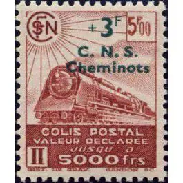 Gros Lot Timbre de collection France - Colis Postaux 195