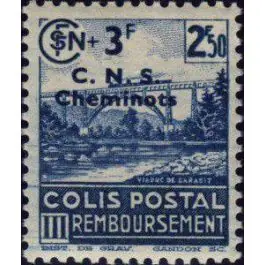 Timbre de collection France - Colis Postaux 196 Solde
