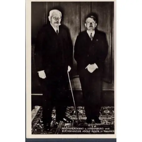 Allemagne - Reichspra¤sident et Reichskanzler Nouveauté