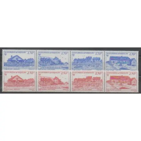 Paiement Sécurisé Saint-Pierre et Miquelon - 1991 - No 537/544 - Sites