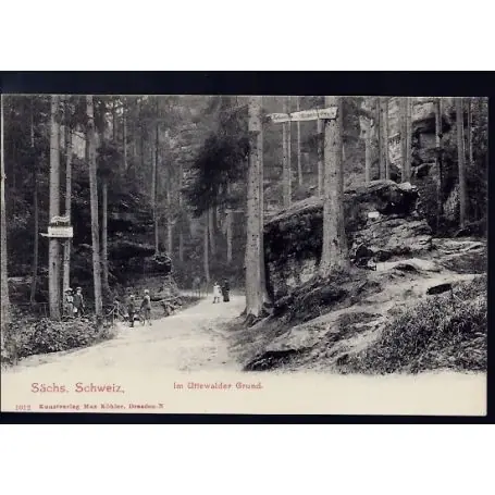 Allemagne - Sa¤chs. Schweiz. Im Utterwalder Grund Promotion Saisonnière
