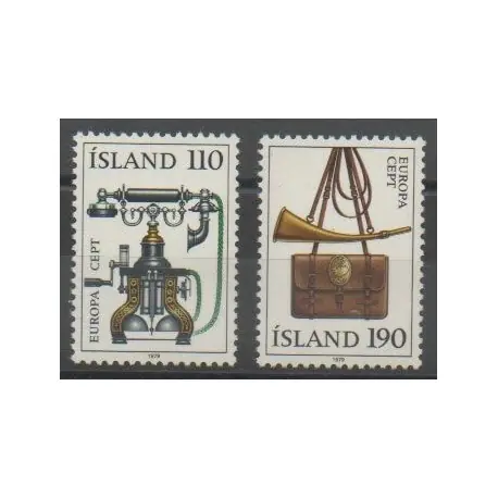 Islande - 1979 - No 492/493 - Europa Populaire