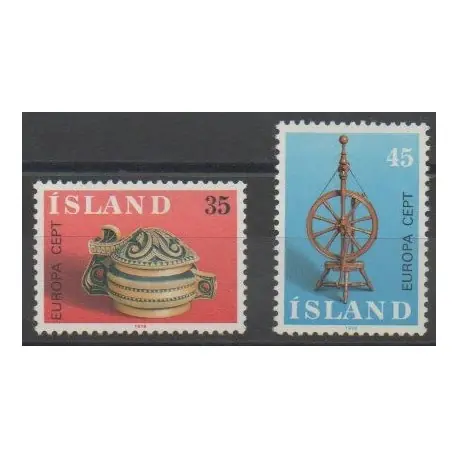 Islande - 1976 - No 467/468 - Art - Europa Exclusif