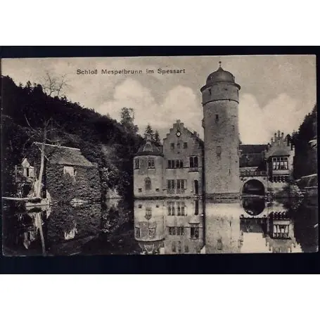 Dernier Modèle Allemagne - Schloss Mespelbrunn im Spessart - 1906