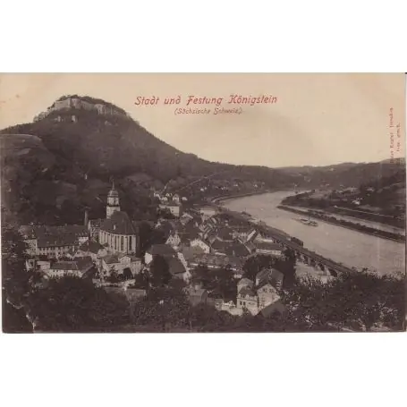 Allemagne - Stadt und Festung Konigstein Acheter Direct