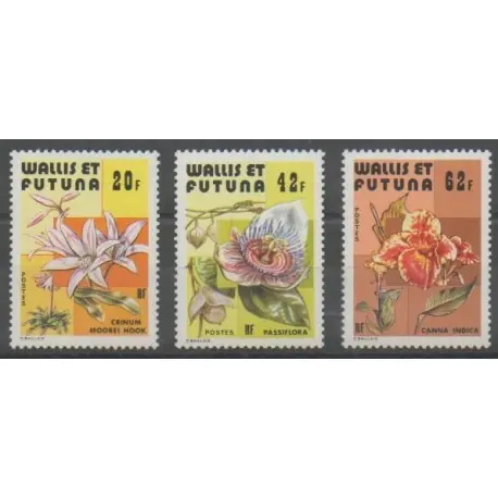 Wallis et Futuna - 1979 - No 238/240 - Fleurs Offre Limitée