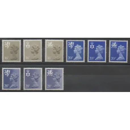 Grande-Bretagne - 1983 - No 1082/1090 Original