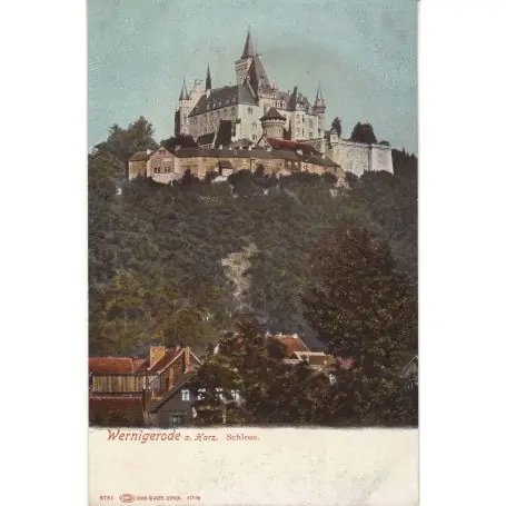 Allemagne - Wernigerode a.Harz. Schloss Certifié