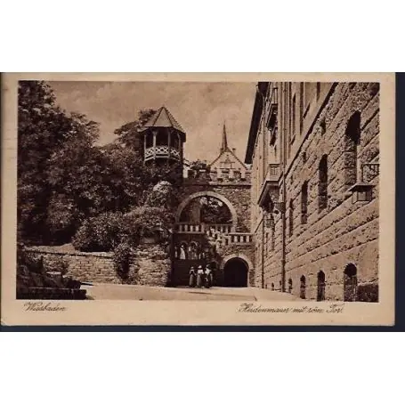 Allemagne - Wiesbaden - Heidenmauer mit Rom Tor Top Vente