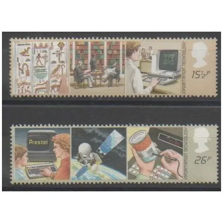 Grande-Bretagne - 1982 - No 1056/1057 - Télécommunications Meilleur Prix
