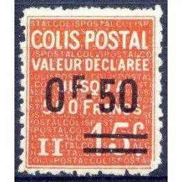 Timbre de collection France - Colis Postaux 055 Commander Vite