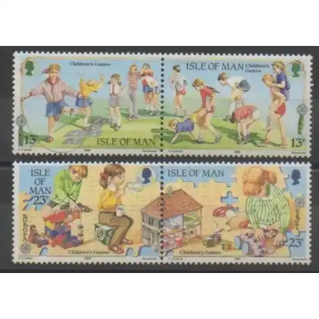 Achetez Aujourd’hui Man (Ile de) - 1989 - No 404/407 - Enfance - Europa